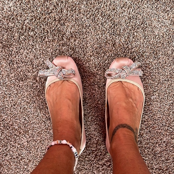 Kate Spade bling bow ballet flats - Picture 5 of 6